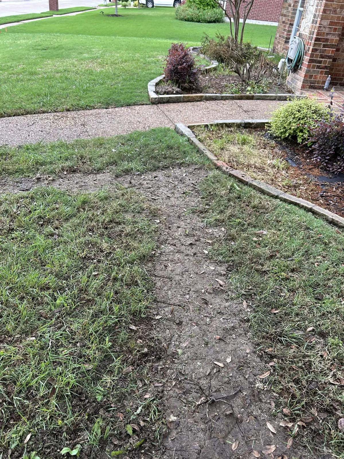 Front yard sprinkler repair in Wylie, TX by New Life Irrigation